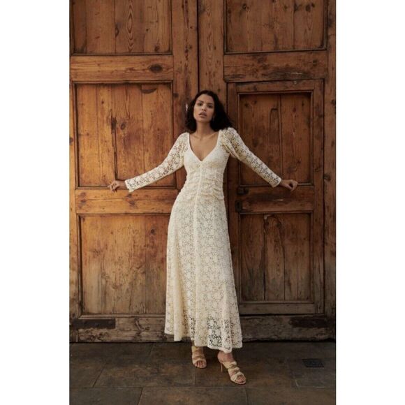 Anthropologie | Dresses | Anthropologie By Timo Crochet Maxi Dress 64 |  Poshmark